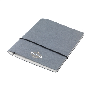 An image of Recycled Textile Refillable Paper Notebook A5