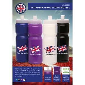 An image of Marketing Britannia 750ml Sports Bottle