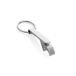 An image of RCS Recycled Zinc Alloy Bottle Opener Keychain