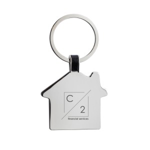 An image of Promotional RCS Recycled Zinc Alloy House Keyring