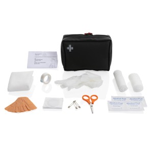 An image of RCS Recycled Nubuck PU Pouch  First Aid Set