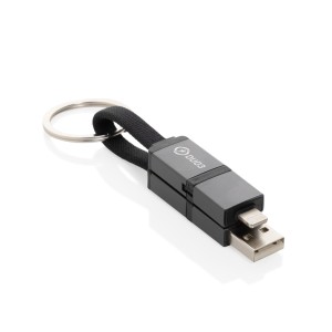 An image of Terra Recycled Aluminum 4 In 1 60W Fast Charging Cable