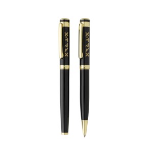 An image of Swiss Peak Luca RCS Recycled Brass Deluxe Pen Set