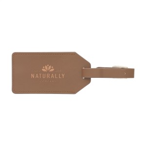 An image of Vegan Pineapple Leather Luggage Tag