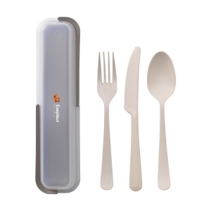 An image of Advertising Outdoor 3-piece Cutlery Set