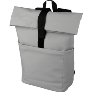 An image of Corporate Roll-top PU Leather Backpack