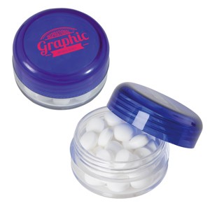 An image of Logo Round Pot With Sugar Free Mints 12g