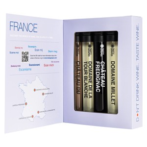 An image of Tasty Grapes Wine Tasting Gift Box - French