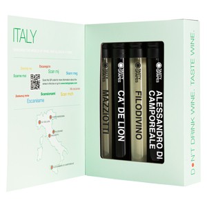 An image of Tasty Grapes Wine Tasting Gift Box - Italian