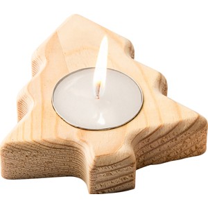 An image of Wooden tree candle
