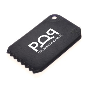 An image of Marketing Made in Britain Recycled Business Card Style Ice Scraper