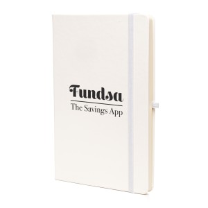 An image of Recycled White Mole Notebook A5