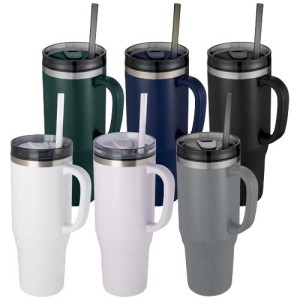 An image of Melbourne 1200 Ml Recycled Insulated Tumbler With Straw