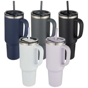 An image of Sydney 1200 Ml Eco Vacuum Tumbler With Straw