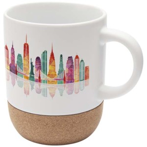 An image of Billie 300 Ml Ceramic Sublimation Mug With Cork Details