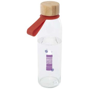 An image of Marketing Porto 500 Ml Glass Water Bottle With Bamboo Lid