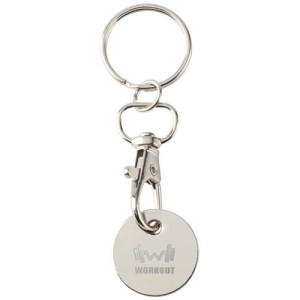 An image of Logo Rory Keyring With Trolley Coin