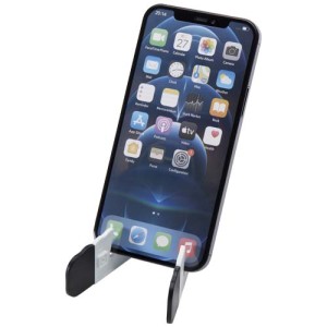 An image of Logo Buna Recycled Plastic Foldable Tablet And Phone Stand