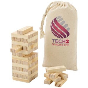An image of Jumble Wooden Toppling Tower Game
