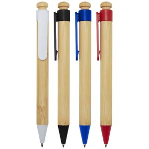 An image of Rattan Bamboo And Recycled Plastic Ballpoint Pen