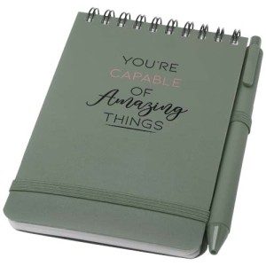 An image of Promotional Thalaasa A6 Hard Cover Ocean-bound Notebook And Pen