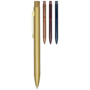An image of Beatriz Recycled Brass Ballpoint Pen (blue Ink)
