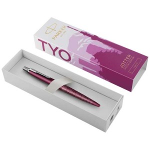 An image of Marketing Parker Jotter SE Global Icons Colour Trim Ballpoint Pen (blue Ink)