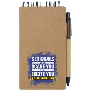An image of Flipper Sticky Notepad With Ballpoint Pen (black Ink)