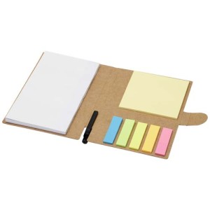 An image of Swift Sticky Notes Booklet With Ballpoint Pen (black Ink)