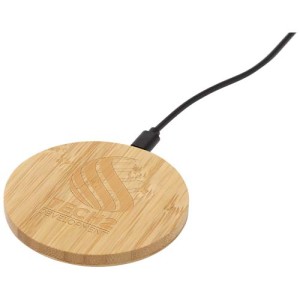 An image of Essence 15W Bamboo Wireless Charging Pad