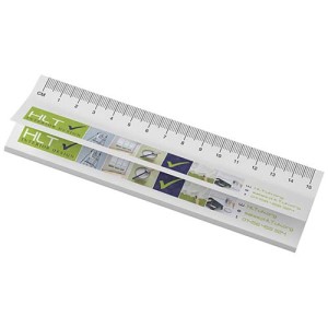 An image of Sticky-Mate Recycled Sticky Notes With Printed 15 Cm Ruler