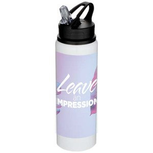 An image of Advertising Fitz 800 Ml Recycled Stainless Steel Water Bottle