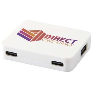 An image of Gaia Recycled 4-port USB Hub 