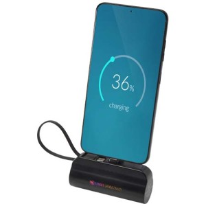 An image of Alnair 5000 MAh Recycled Power Bank With Flip Stand And Cable
