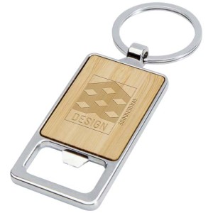 An image of Snapper Bamboo Keychain With Bottle Opener