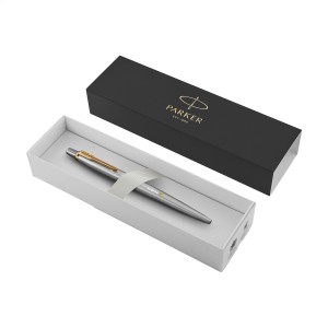 An image of Parker Jotter Recycled Steel Ballpoint Pen - Blue Ink