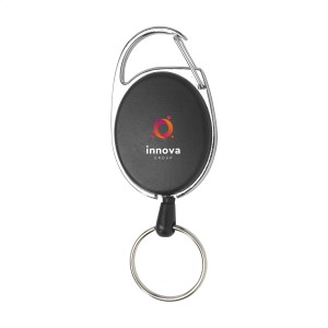 An image of Logo Aspen RollerClip Keychain