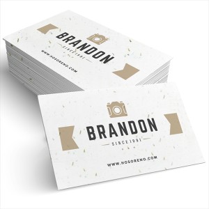An image of Seeded Paper Business Cards (1PP)