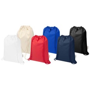 An image of Peru Blend 180 G/m GRS Recycled Drawstring Bag 5L