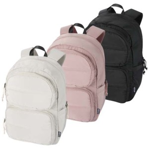 An image of Printed Puffer 15.6" GRS Recycled Laptop Backpack 18L