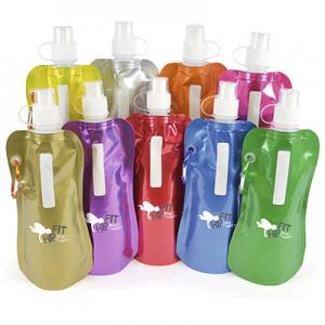 An image of Branded 400ml Roll Up Water Bottle