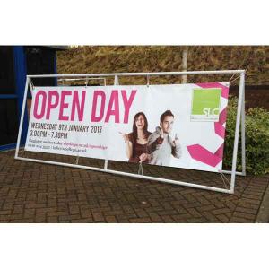 An image of Advertising Heavy Duty Portable Banner Frame - Sample