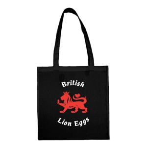An image of Red Promotional Coloured Cotton Shopper Bag - Sample