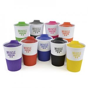 An image of Grippy Rubber Base Take Out Mug 350ml