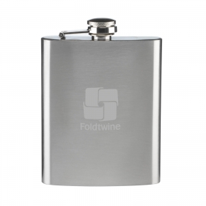 An image of Classic Stainless Steel Hipflask 200ml