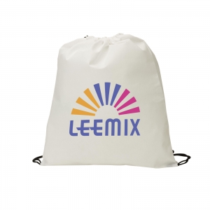 An image of Advertising Promobag  Lightweight Non-Woven Drawstring Backpack