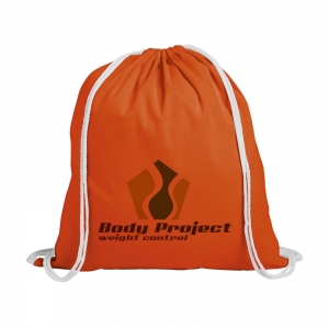 An image of PromoColour Cotton Drawstring Backpack