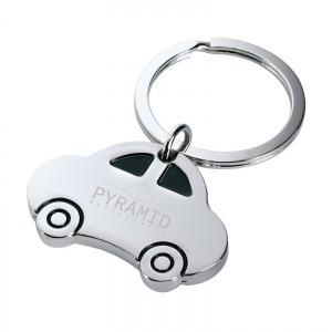 An image of Car Shaped Metal Key Ring