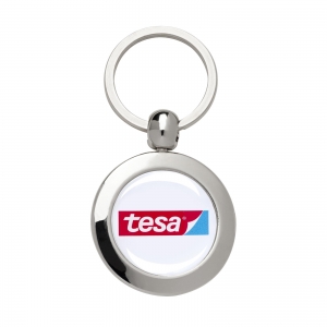 An image of DomingKey Round Full Colour Dome Print Keyring