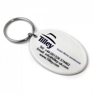 An image of 50mm Oval Keyring